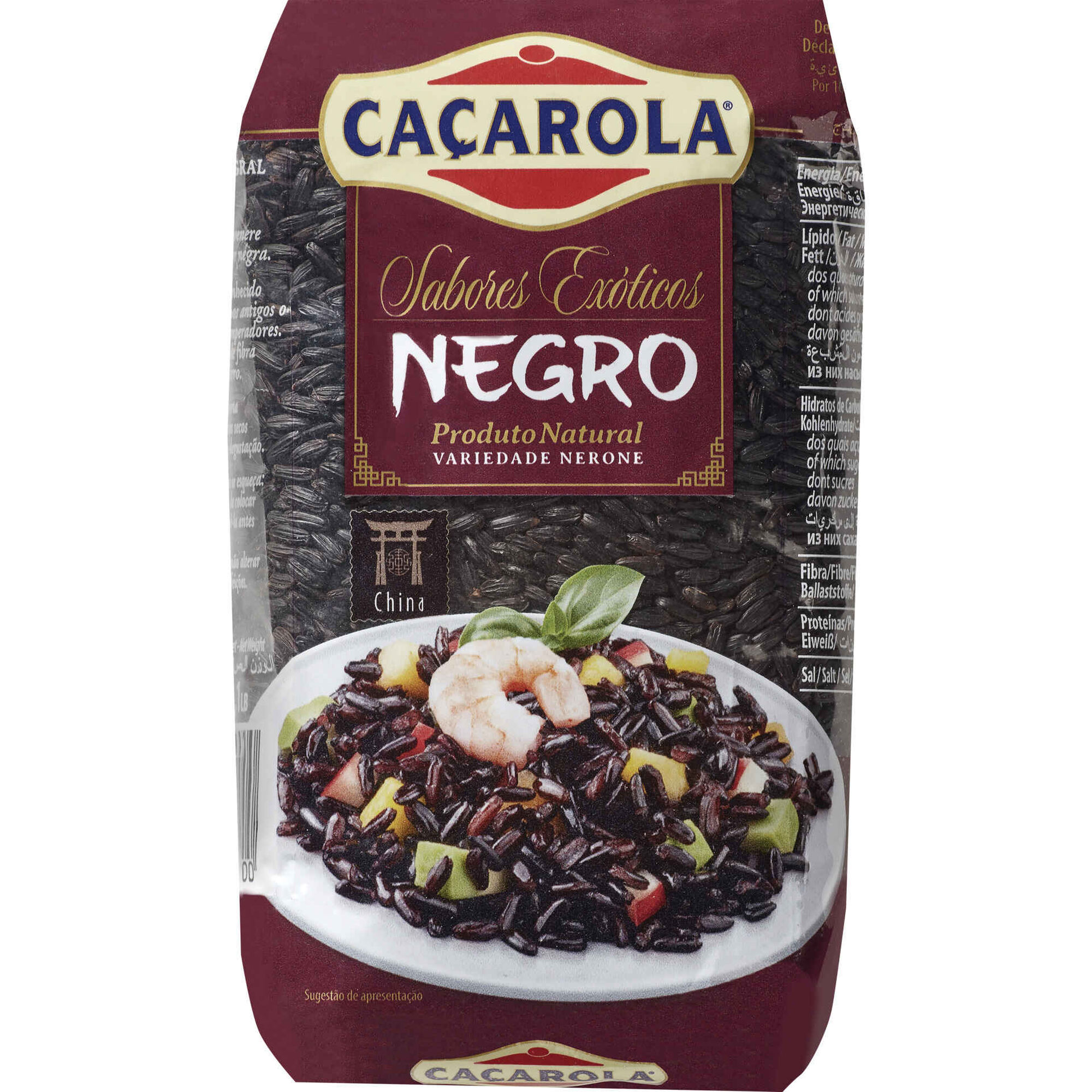 Arroz Vaporizado Negro Integral Extra Longo
