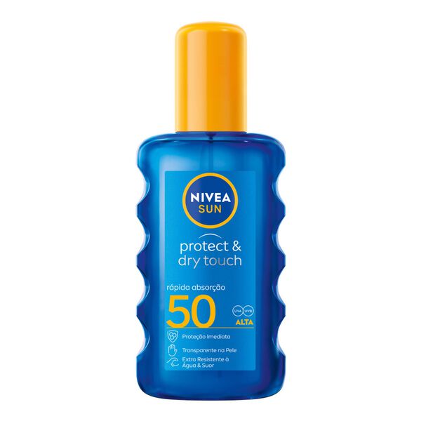 Protetor Solar Spray Óleo Protect & Dry Touch FPS 50 Nivea Sun