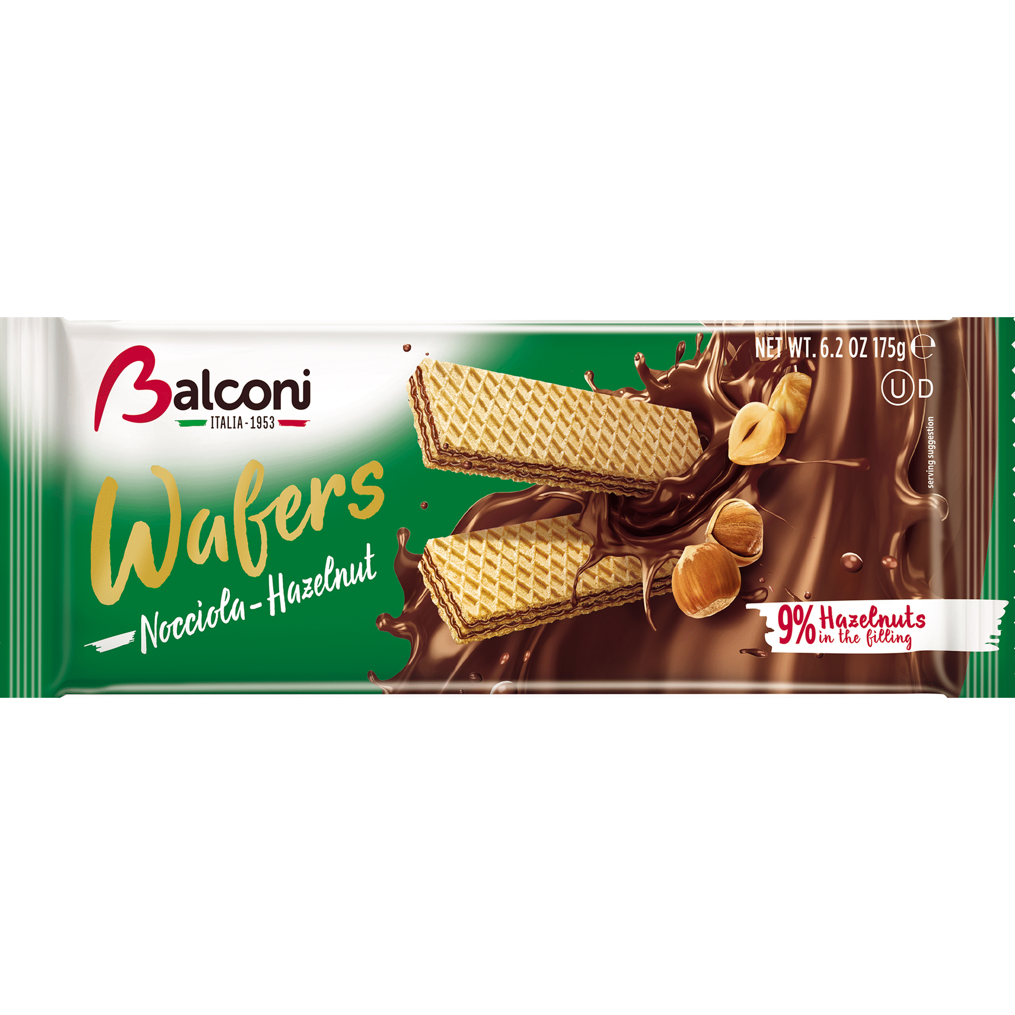 Bolachas Wafers Avelã