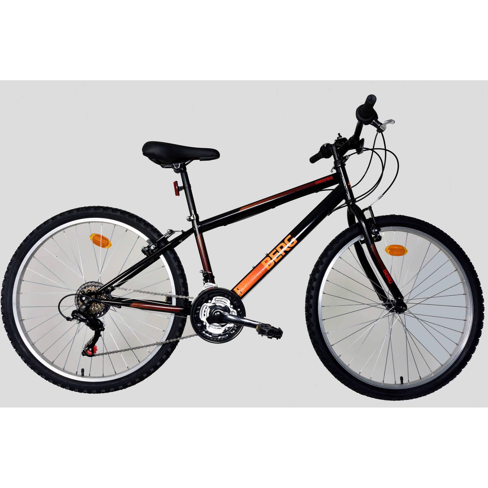 Bicicleta de Adulto Crossfield Roda 26 Preta Berg