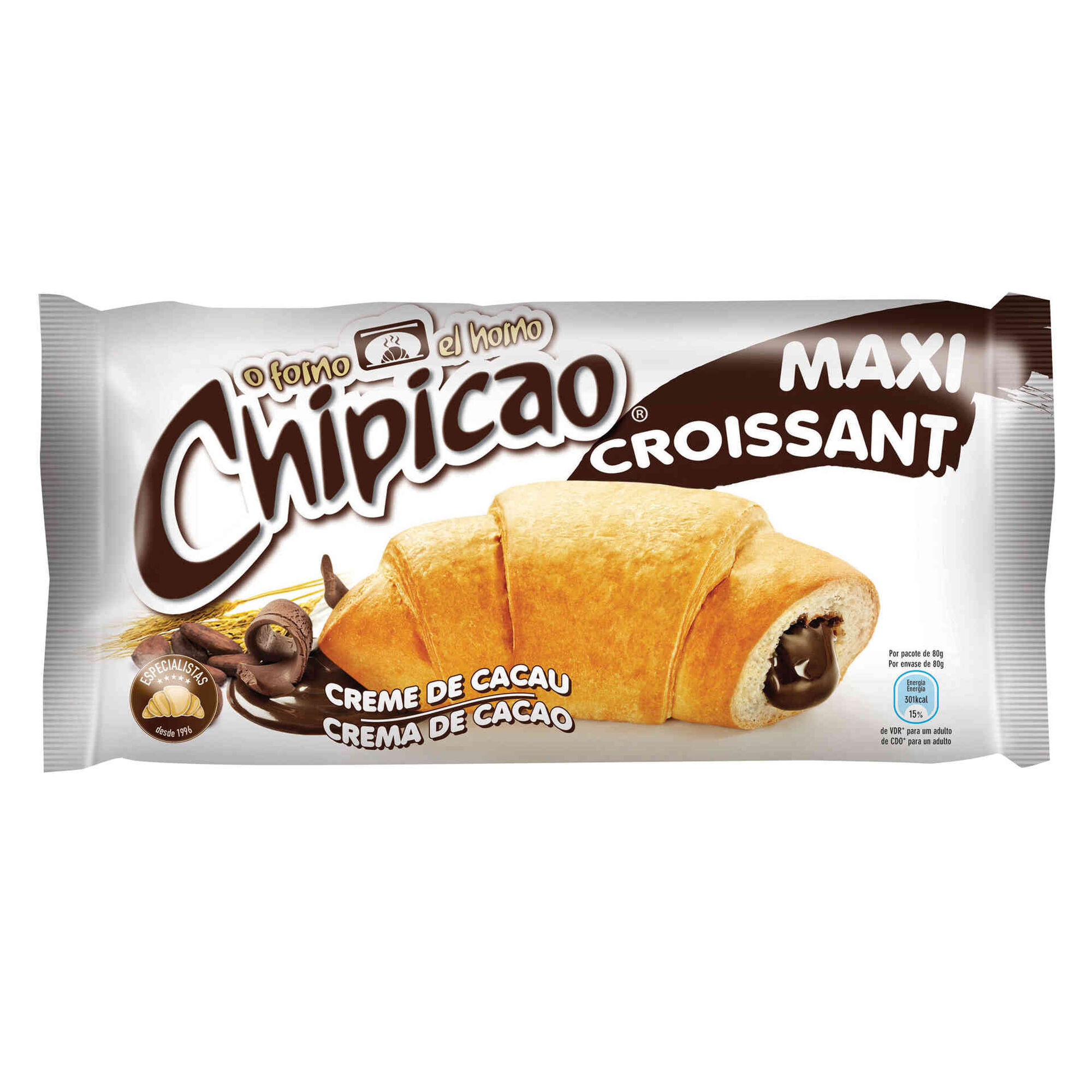 Croissant com Recheio de Chocolate Croissant com Recheio de Chocolate