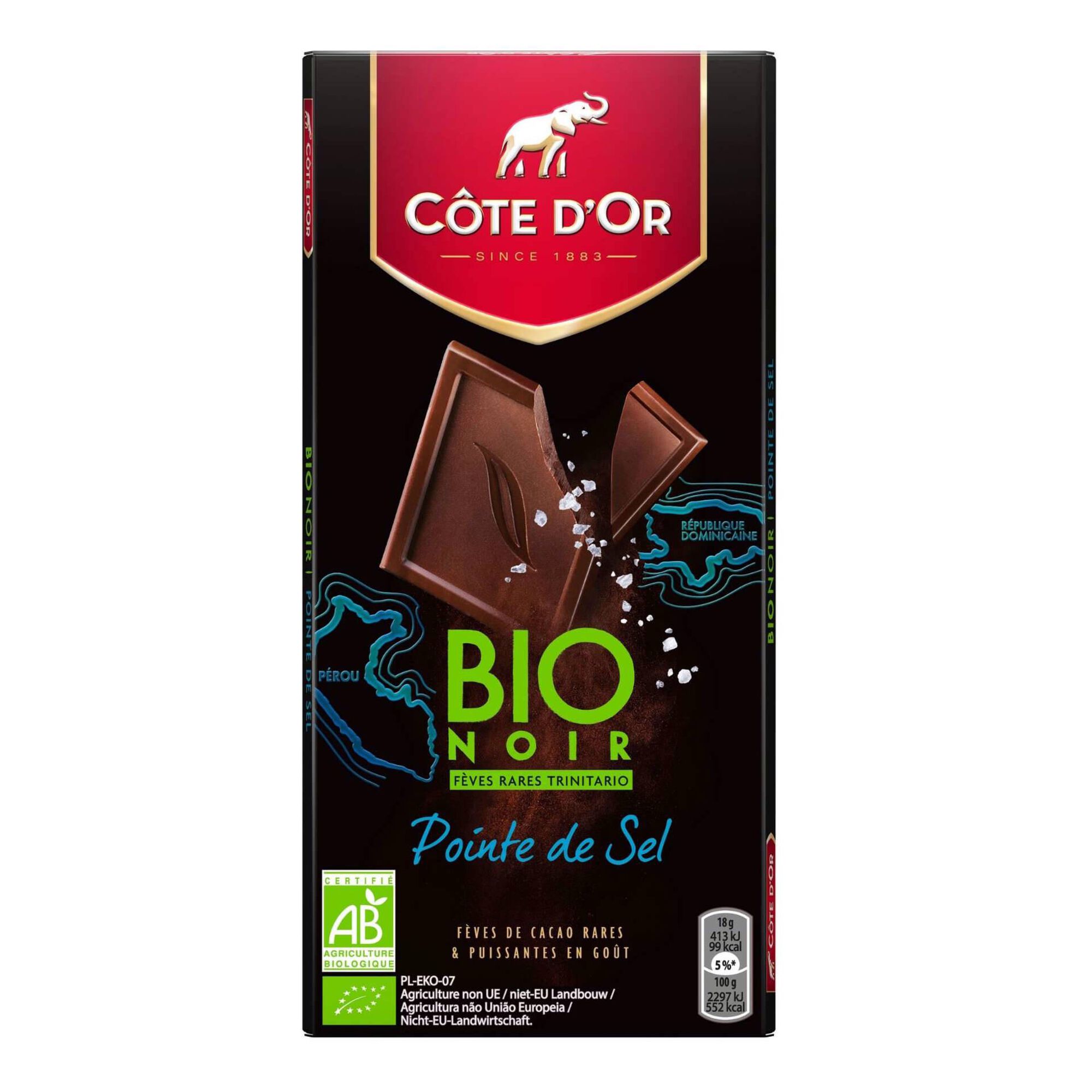 Tablete de Chocolate Negro Sal Marinho