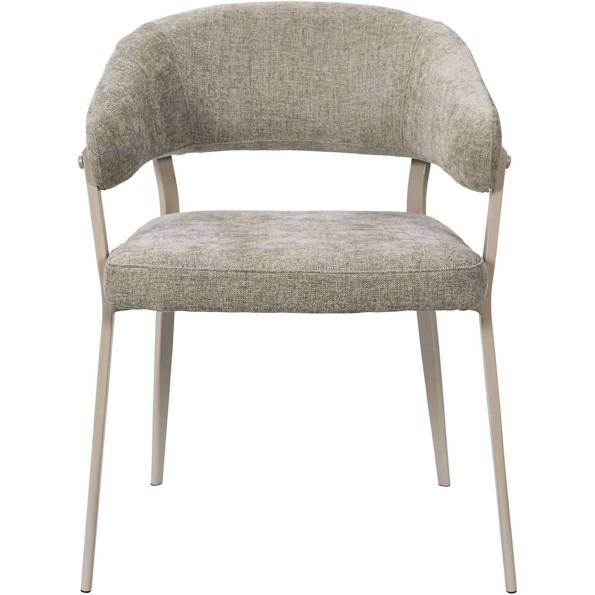 Conjunto de 2 Poltronas Taupe Em&iacute;lia
