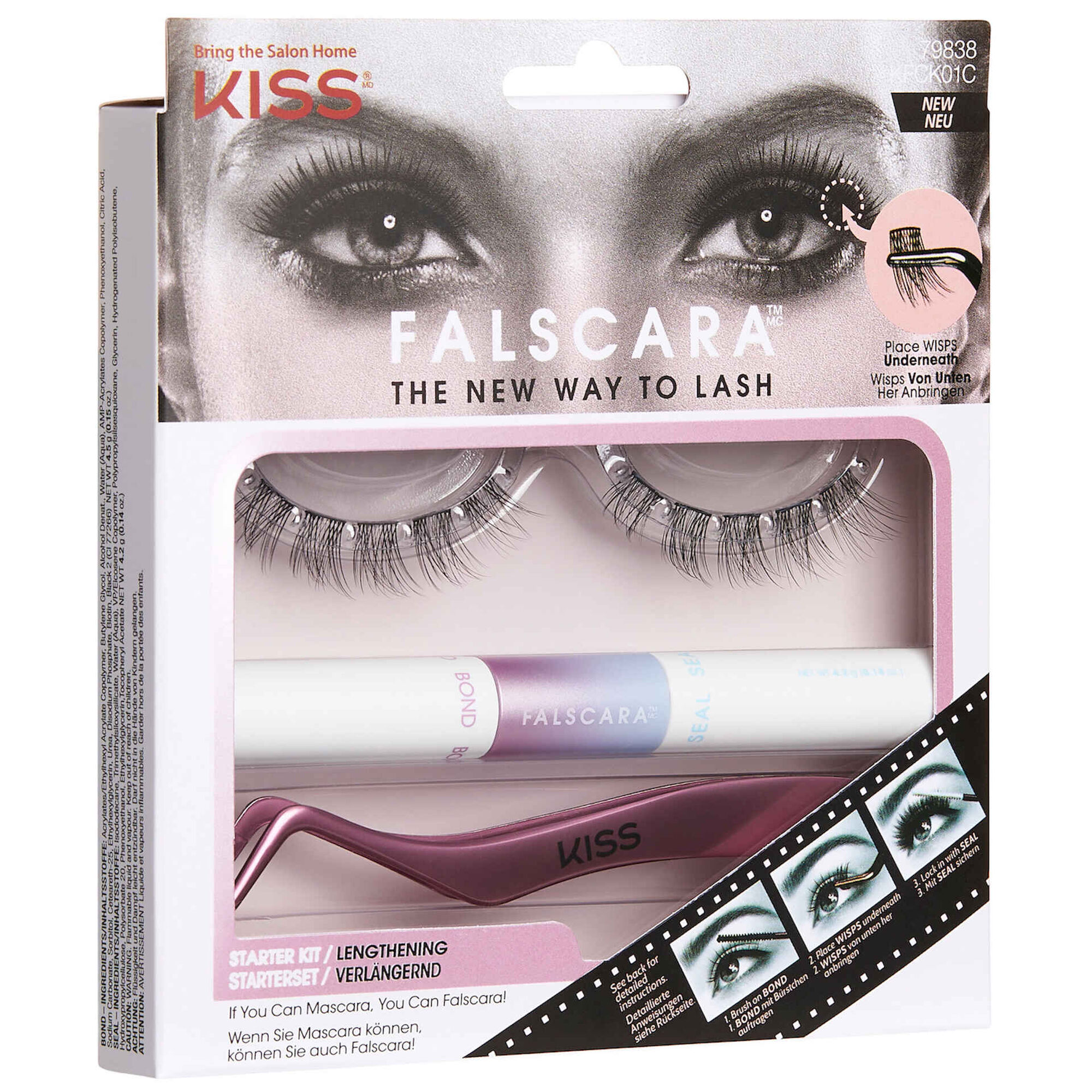 Kit Falscara Starter Pestanas Falsas