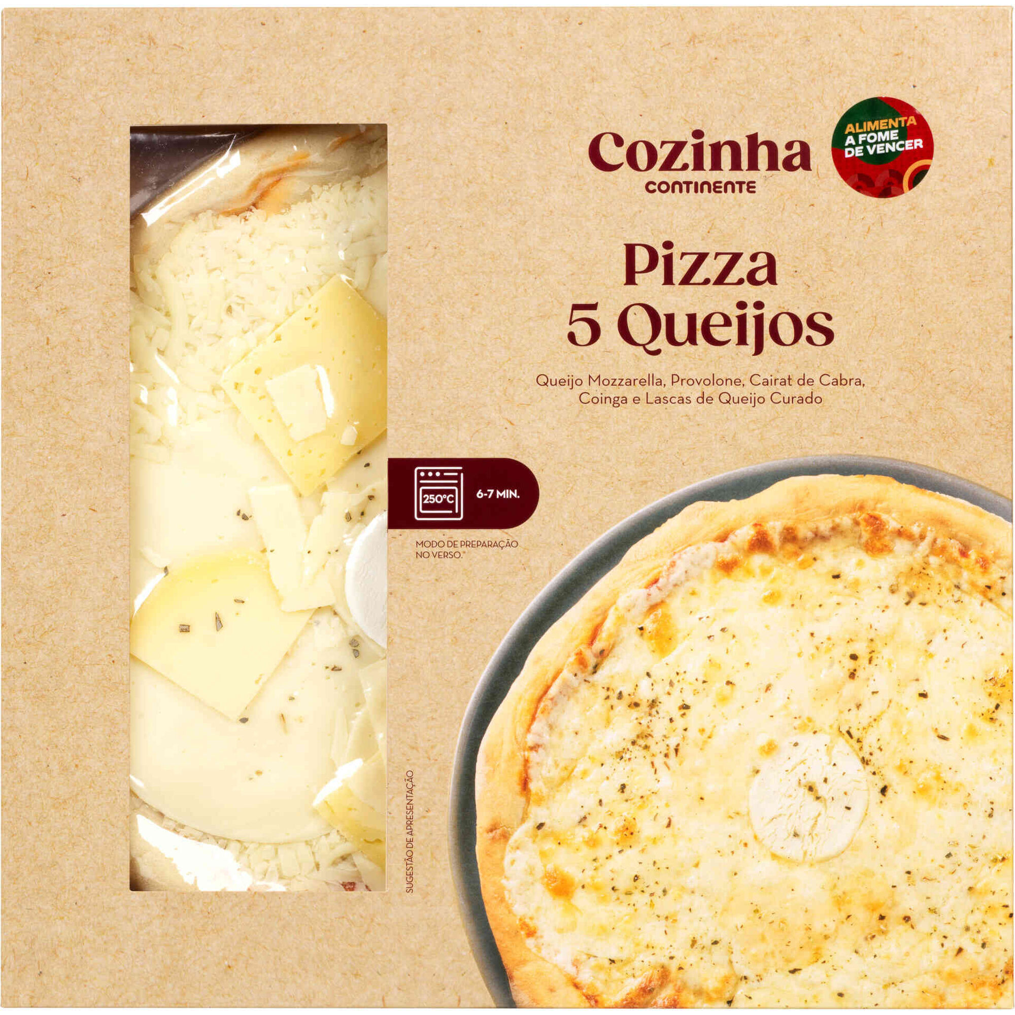 Pizza 5 Queijos Cozinha Continente