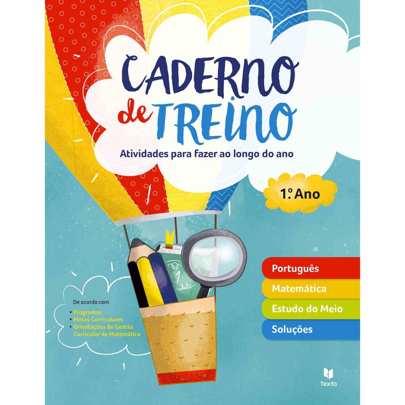 Caderno de Treino - 1.º Ano de Texto Editora