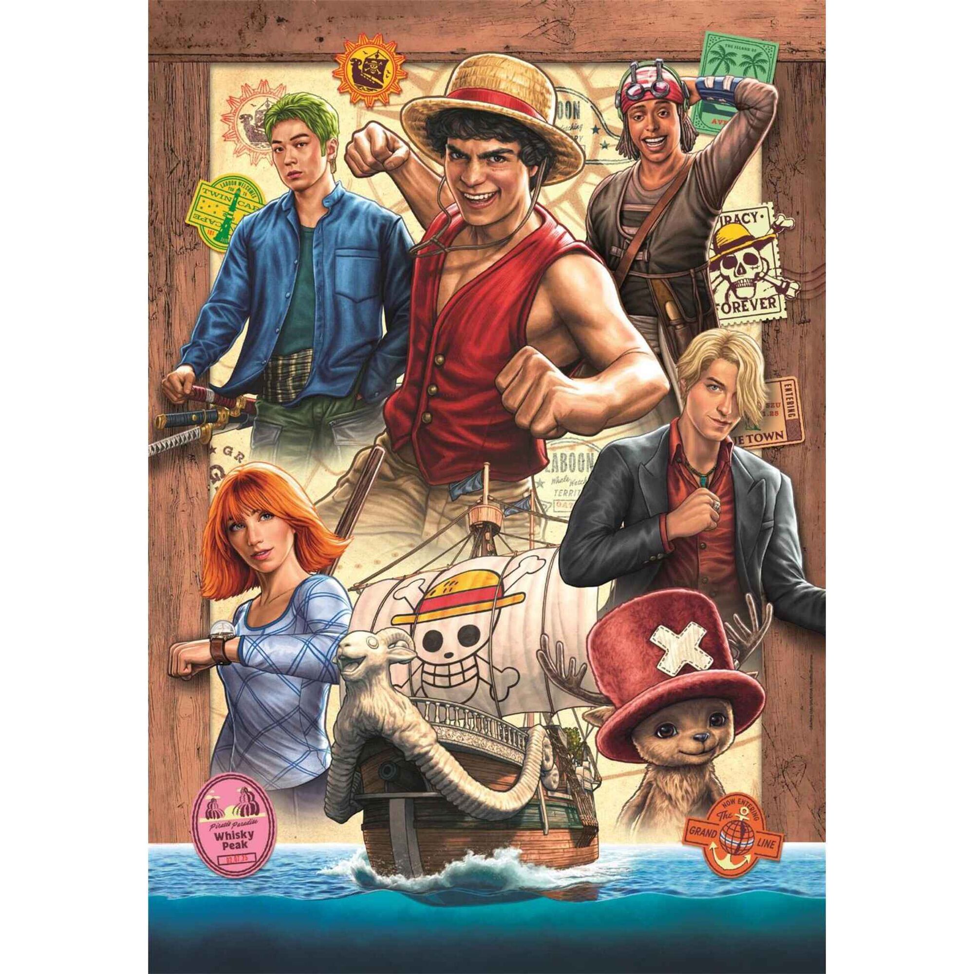 Clementoni - Puzzle One Piece Netflix 300 Pe&ccedil;as