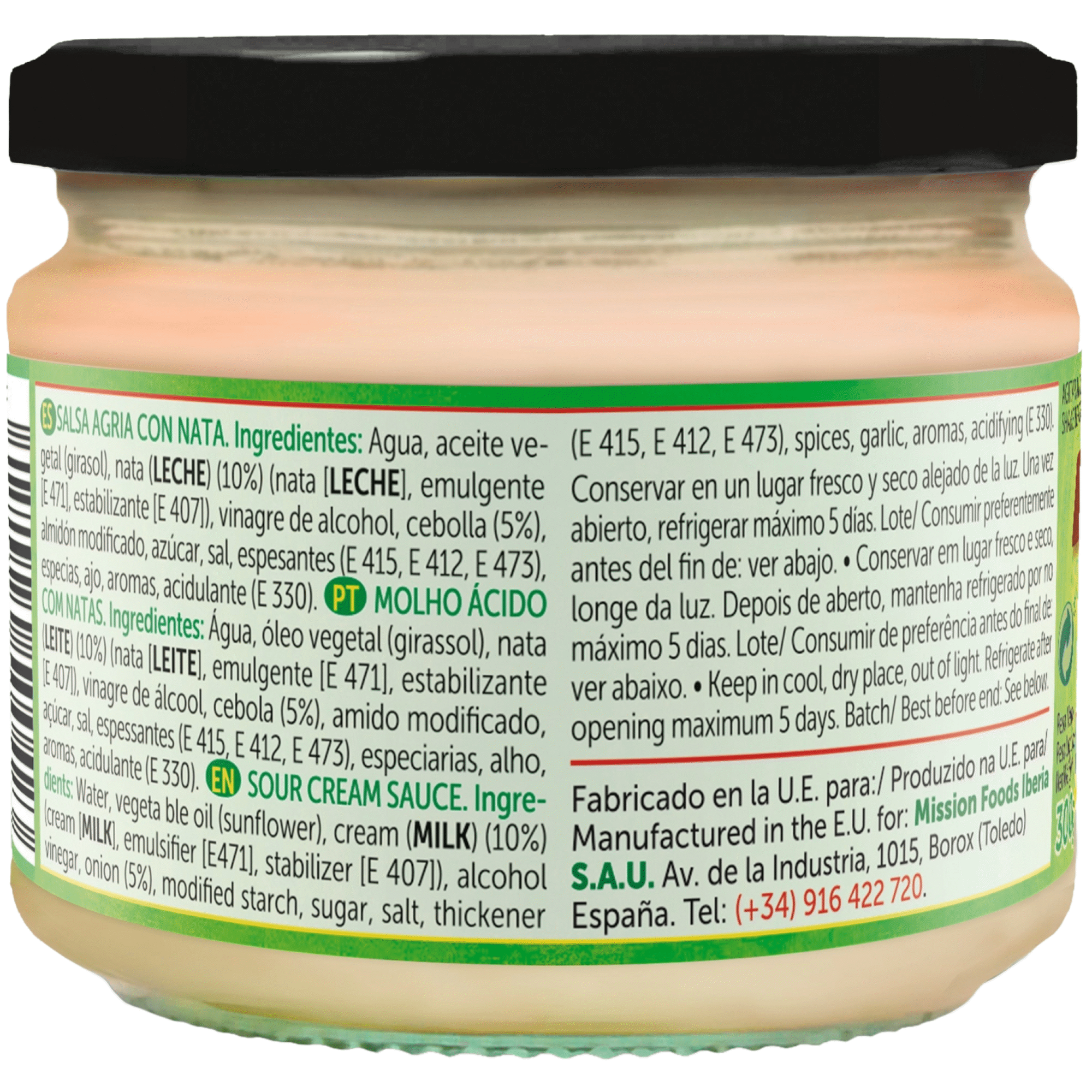 Molho Sour Cream Dip Mexifoods