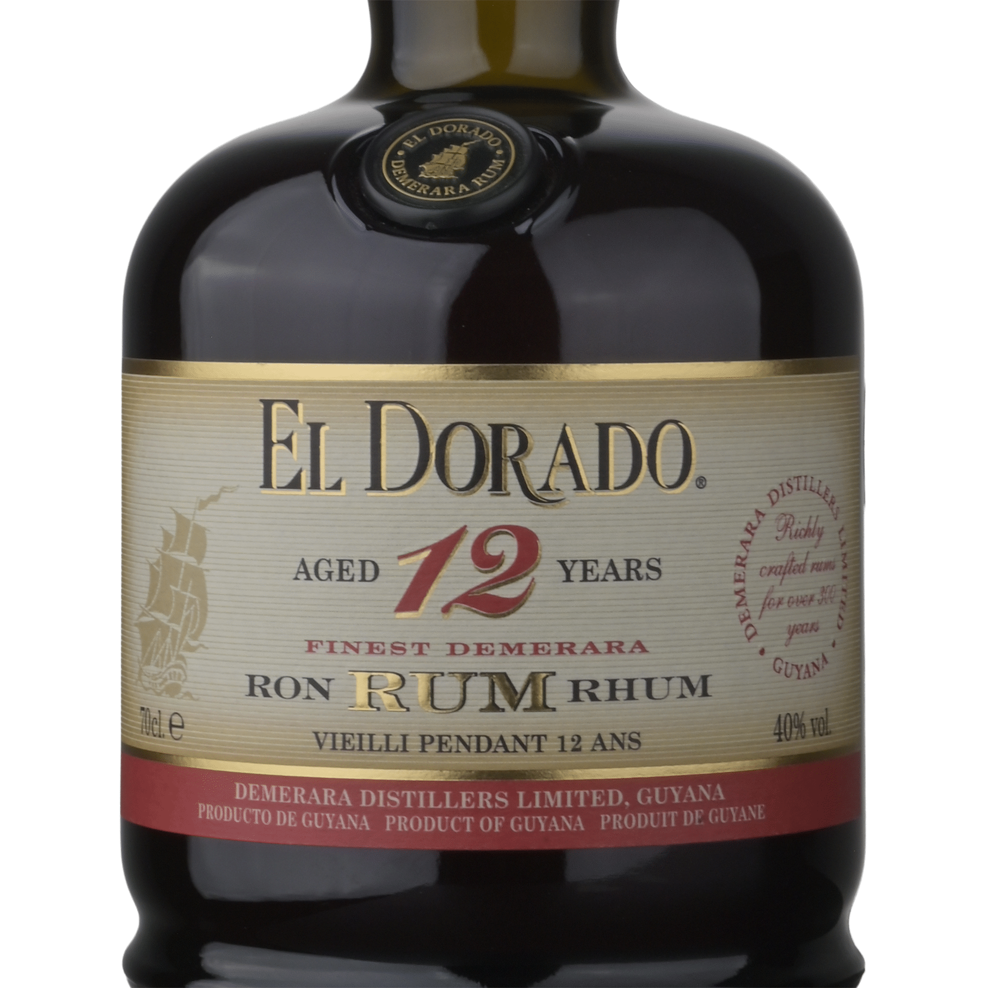 El Dorado Rum 12 Anos Finest Demerara