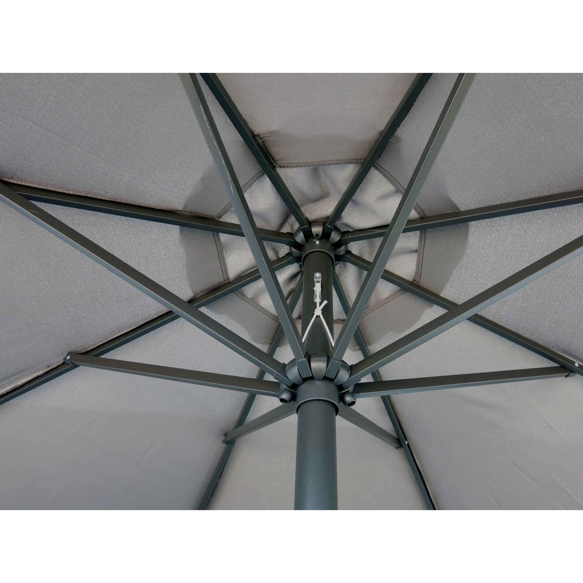 Guarda-Sol de Alum&iacute;nio 3m Cinza