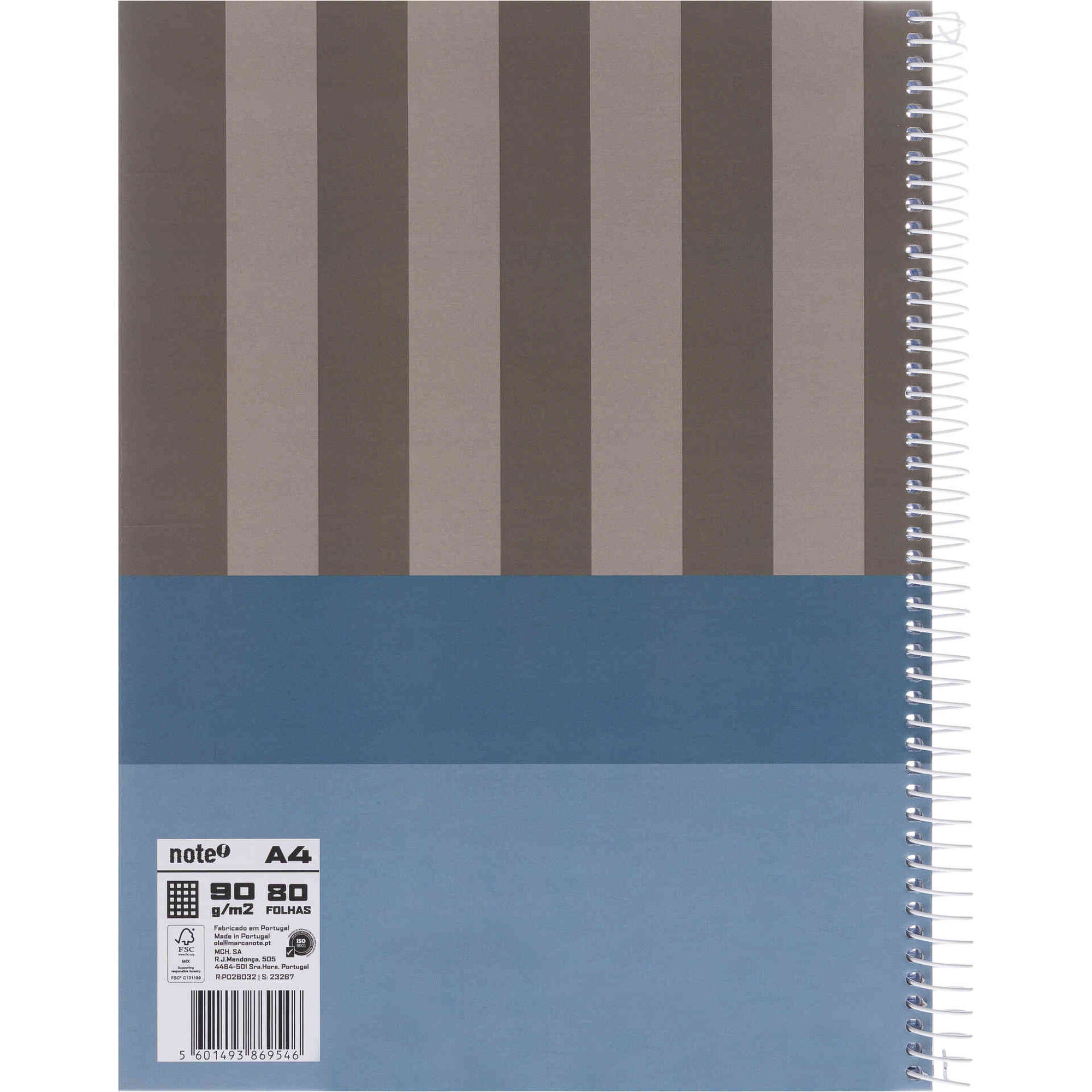 Caderno Note! Espiral Capa Dura A4 Quadriculado Dynamic para App Leccit  (v&aacute;rias cores)