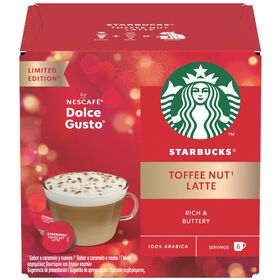 Cápsulas De Café Toffe Nut Latte Starbucks 12 un