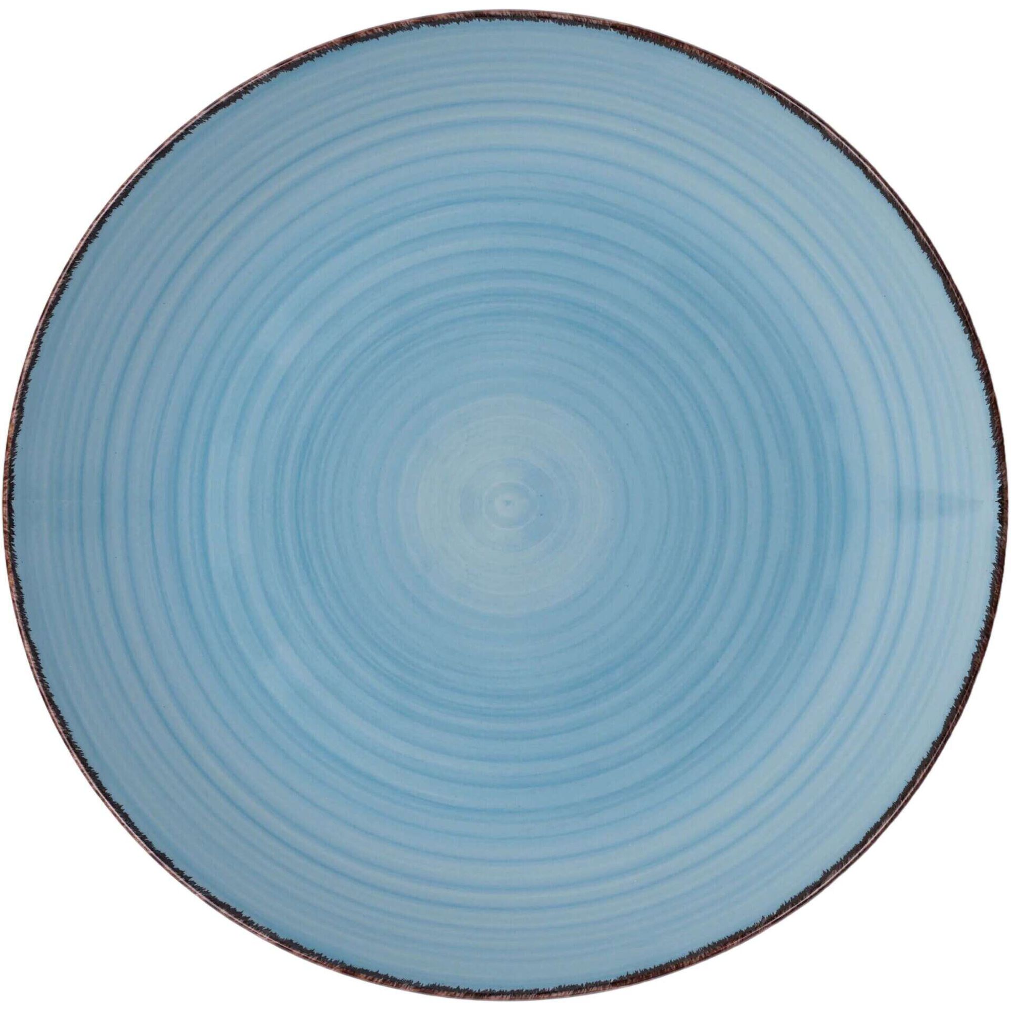 Servi&ccedil;o de Mesa 4 Pessoas Azul Seia Rustic Country Kasa