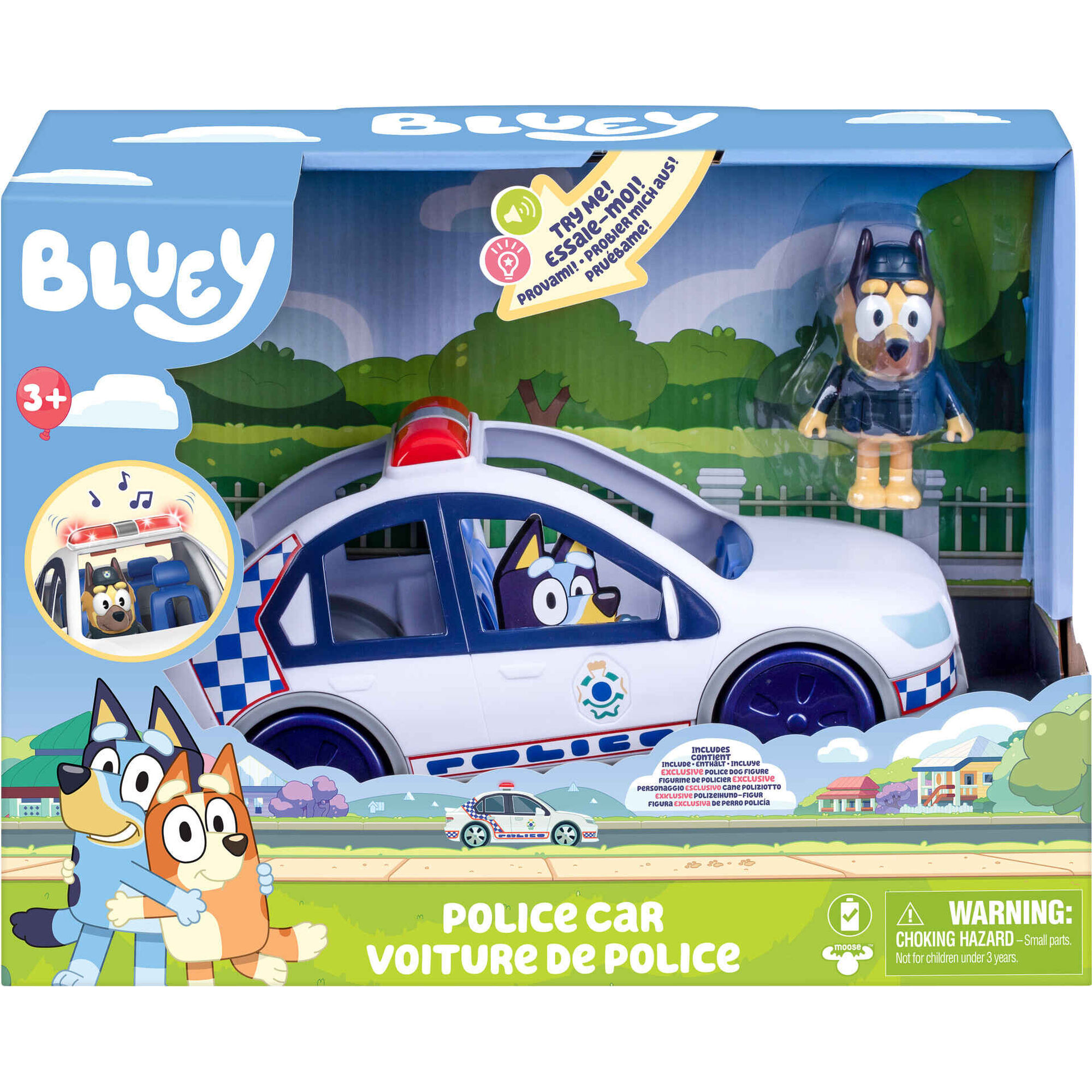 Bluey - Carro de Pol&iacute;cia