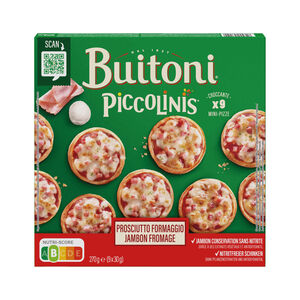 Mini Pizzas de Fiambre e Queijo Buitoni Piccolinis