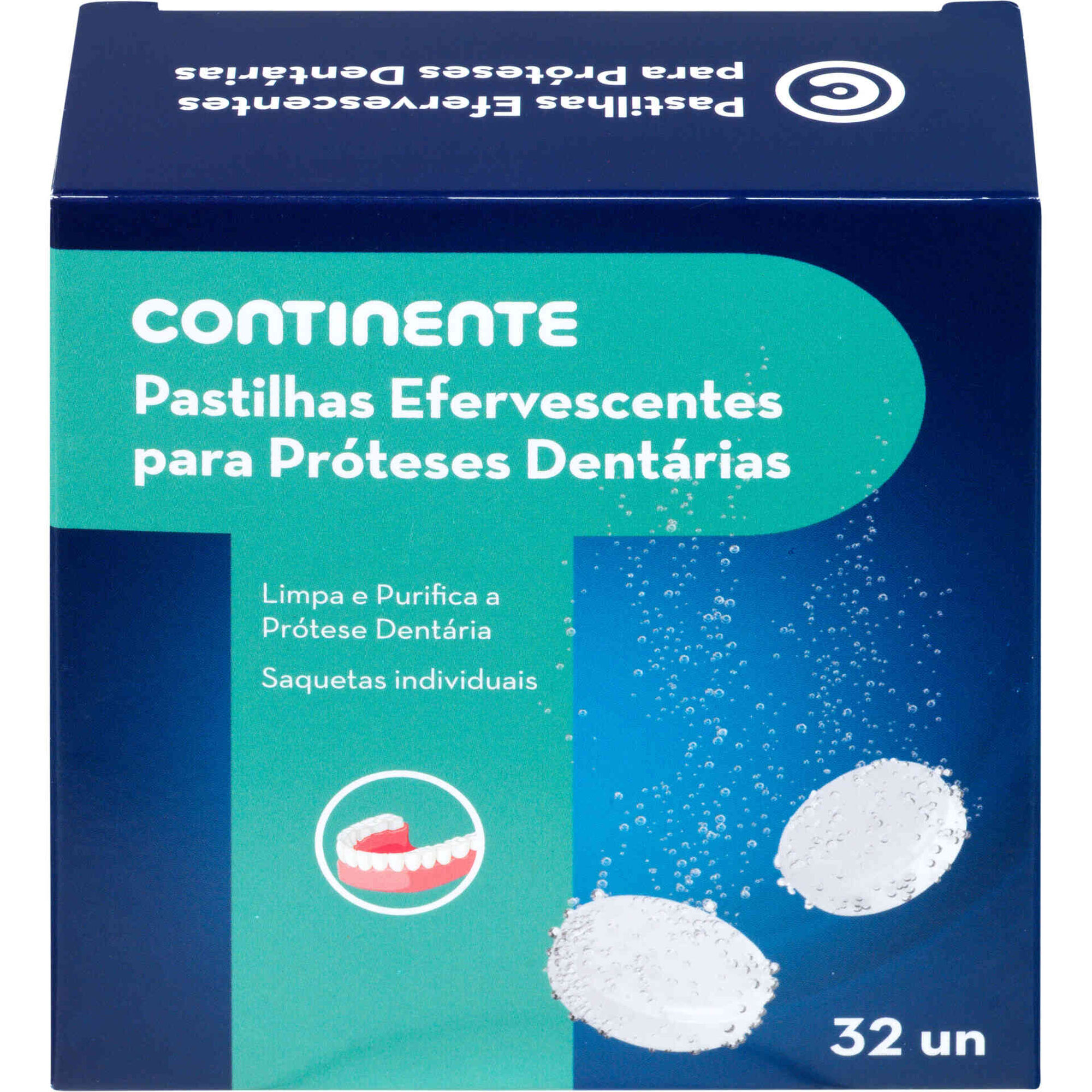 Pastilhas Limpeza de Próteses