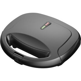 Sandwicheira Antiaderente Preta 750W Bazar&atilde;o