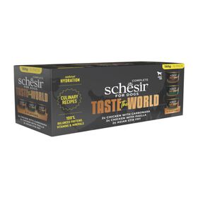 Pack Comida H&uacute;mida para C&atilde;o Adulto Sortido Schesir