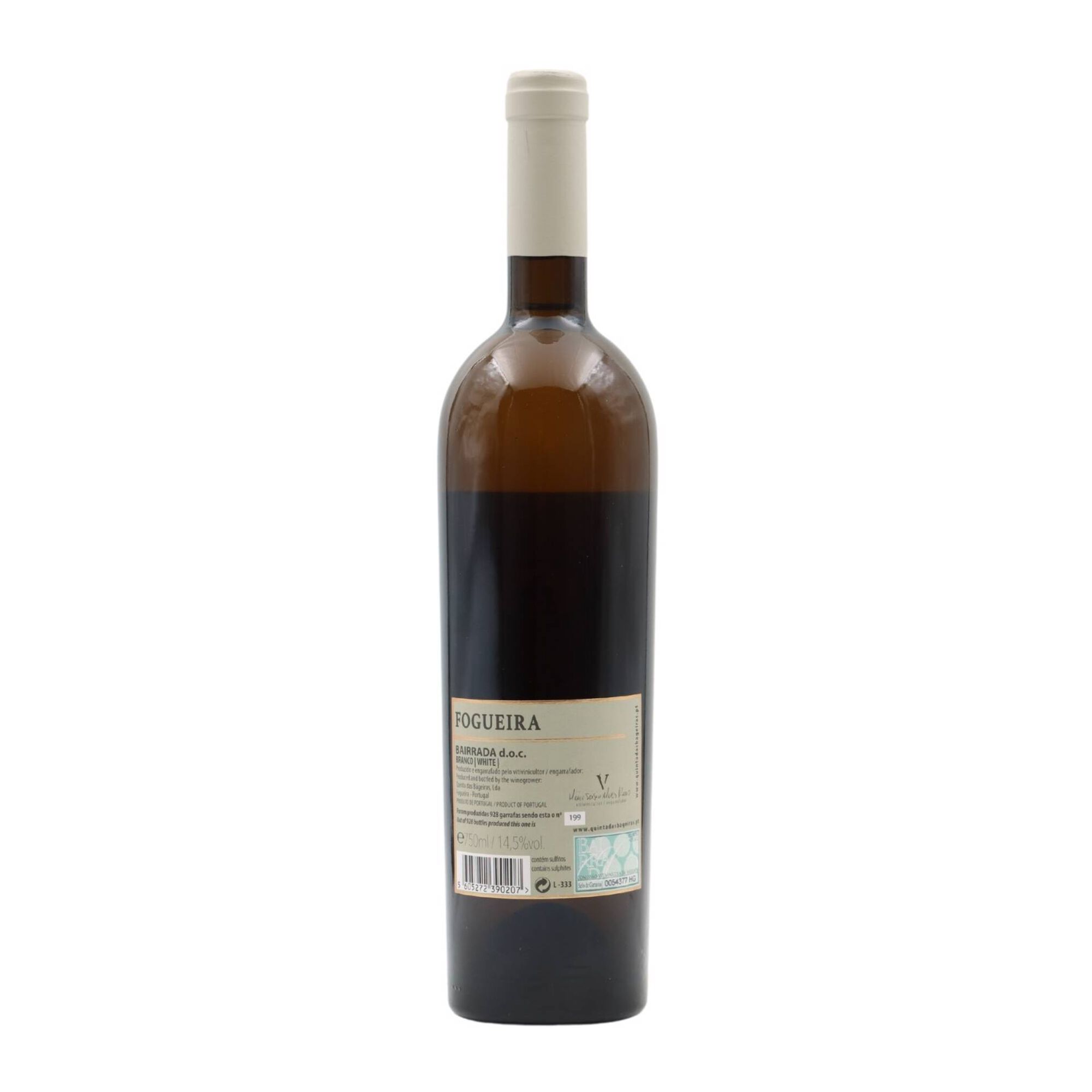 Quinta Das B&aacute;geiras Fogueira Bairrada Vinho Branco