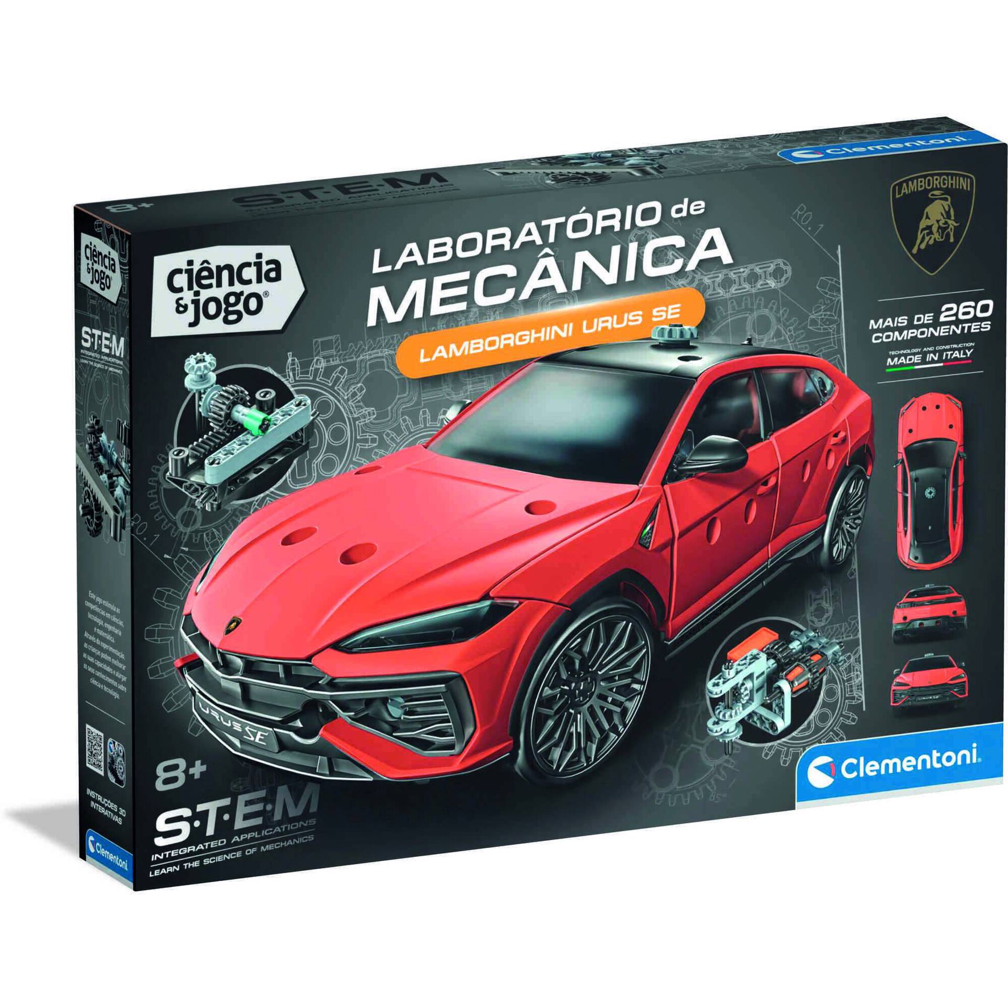 Clementoni - Kit Laborat&oacute;rio de Mec&acirc;nica Lamborghini Urus