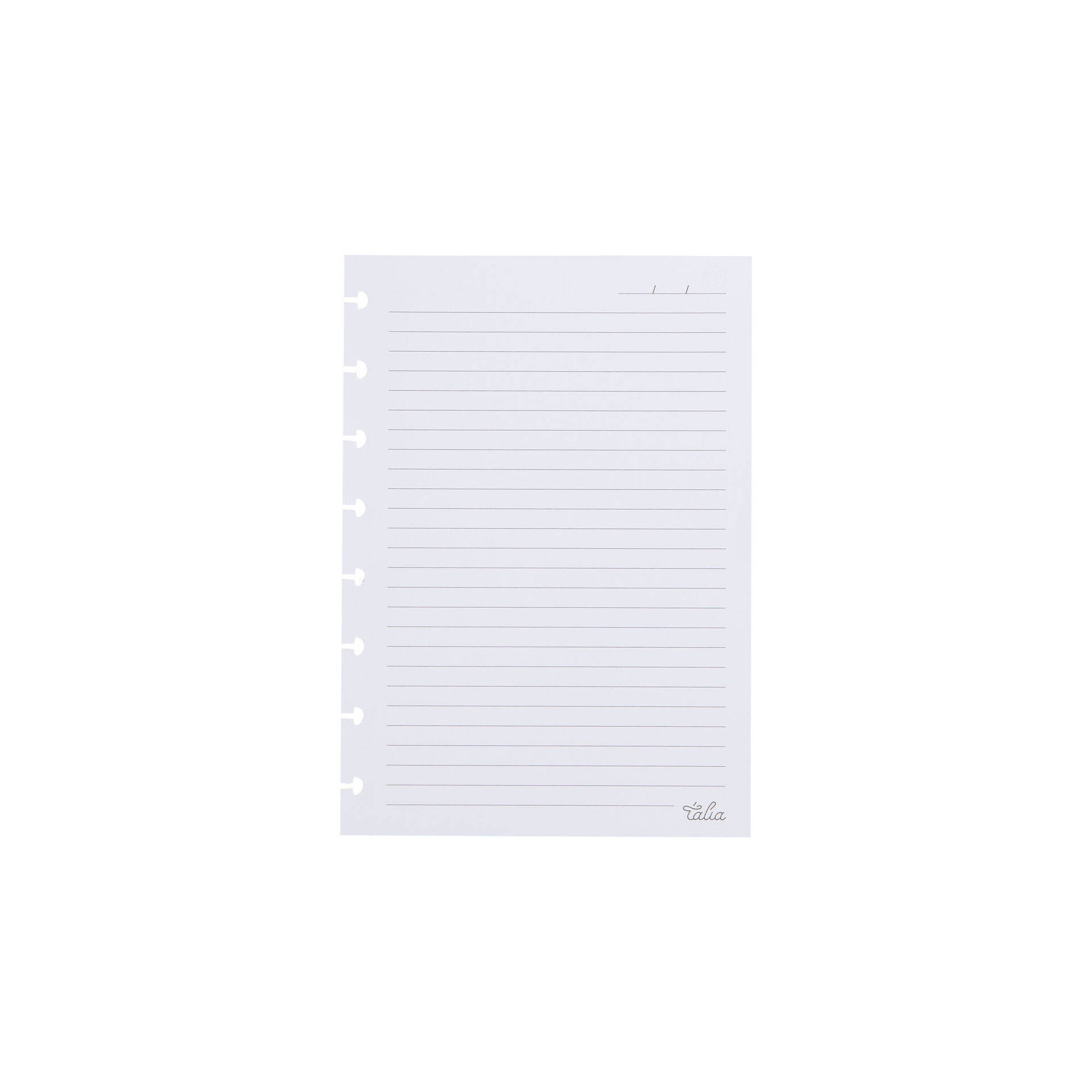 Recarga Papel A5 Pautado para Caderno Smart