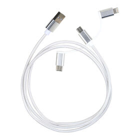 Cabo USB 3 em 1 Cabo USB 3 em 1