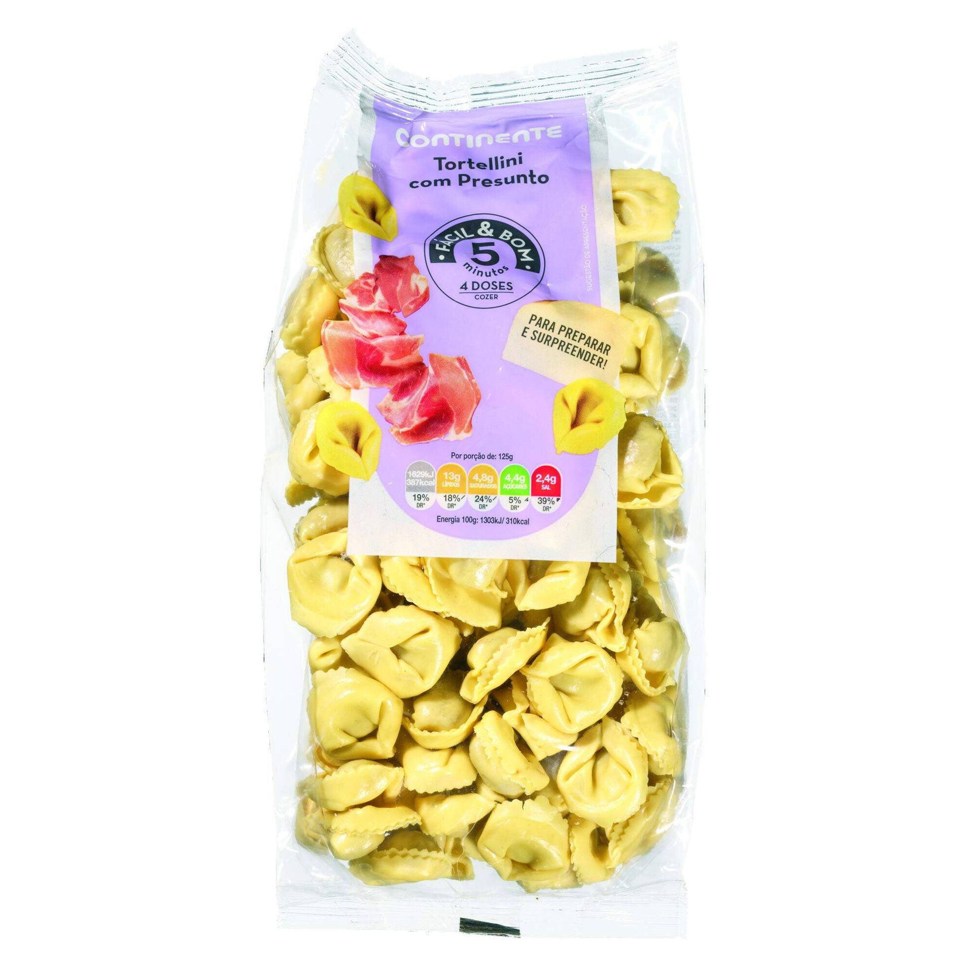 Tortellini Fresco com Presunto Tortellini Fresco com Presunto