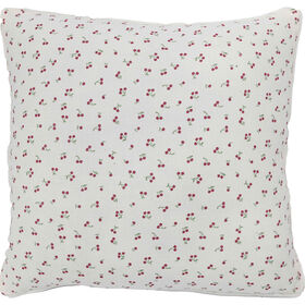 Almofada 45x45cm All Over Mini Cerejas Kasa