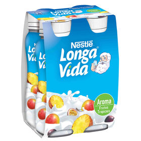 Iogurte L&iacute;quido Frutos Tropicais Longa Vida