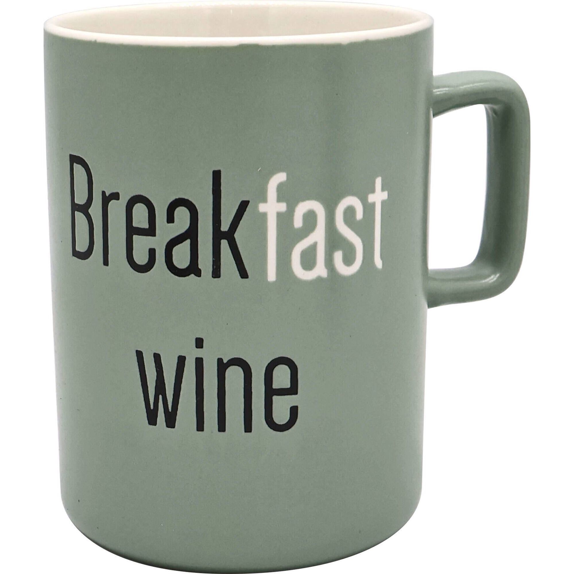 Caneca 380ml Breakfast Wine Verde Kasa