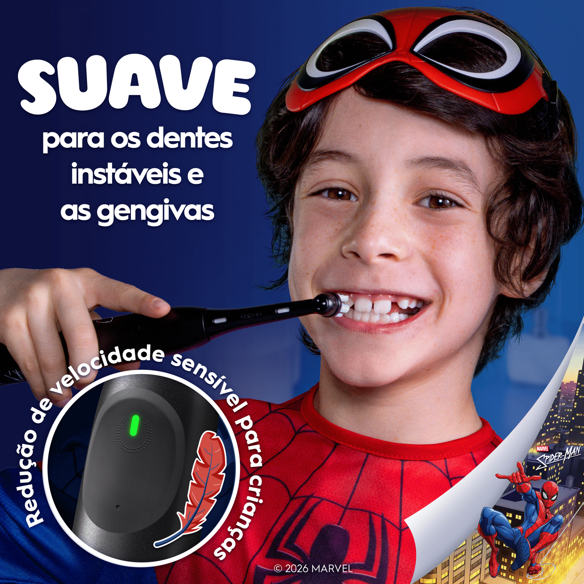 Escova de Dentes El&eacute;trica iO Kids Spiderman Oral-B