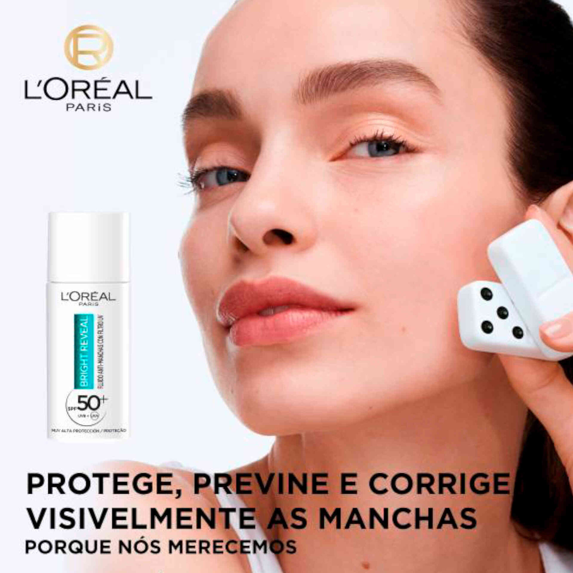 Fluído Rosto Hidratante Bright Reveal FPS50+ Anti-manchas Fluído Rosto Hidratante Bright Reveal FPS50+ Anti-manchas