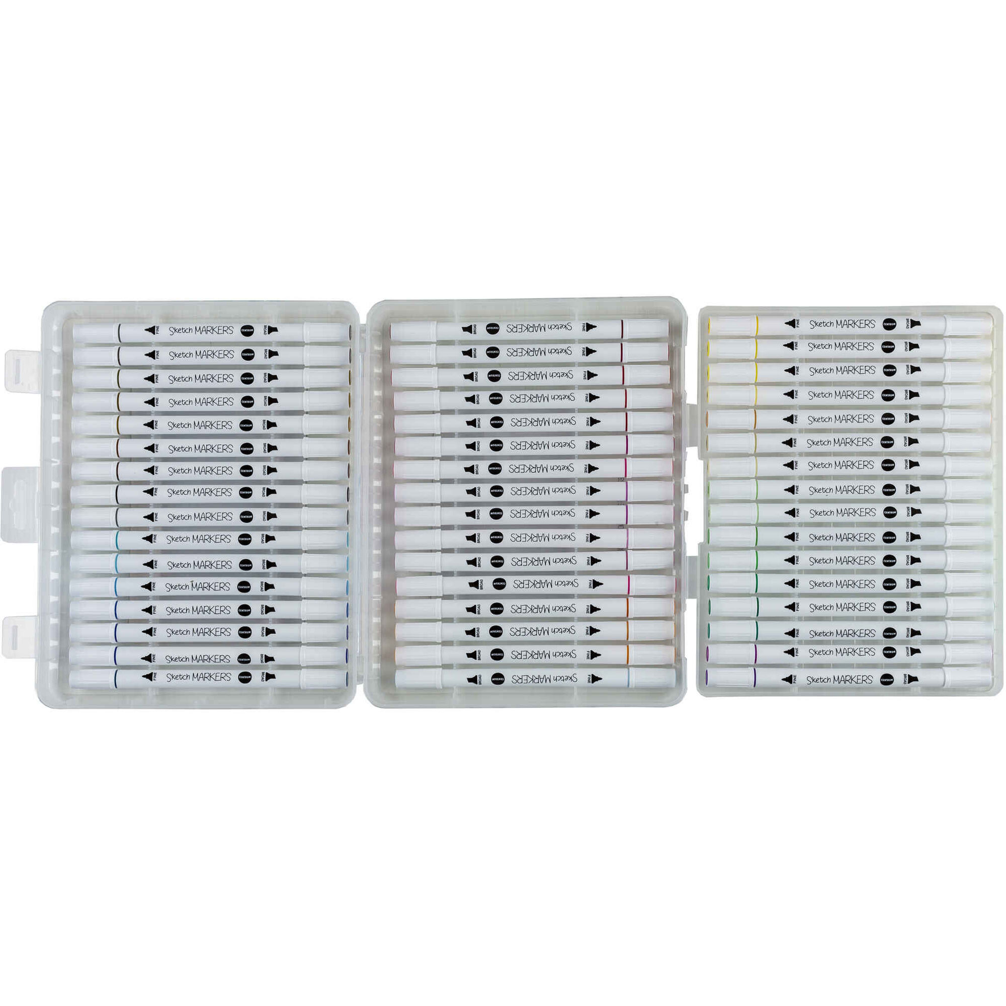 Marcador de Colorir 2 Pontas Sketch Centrum