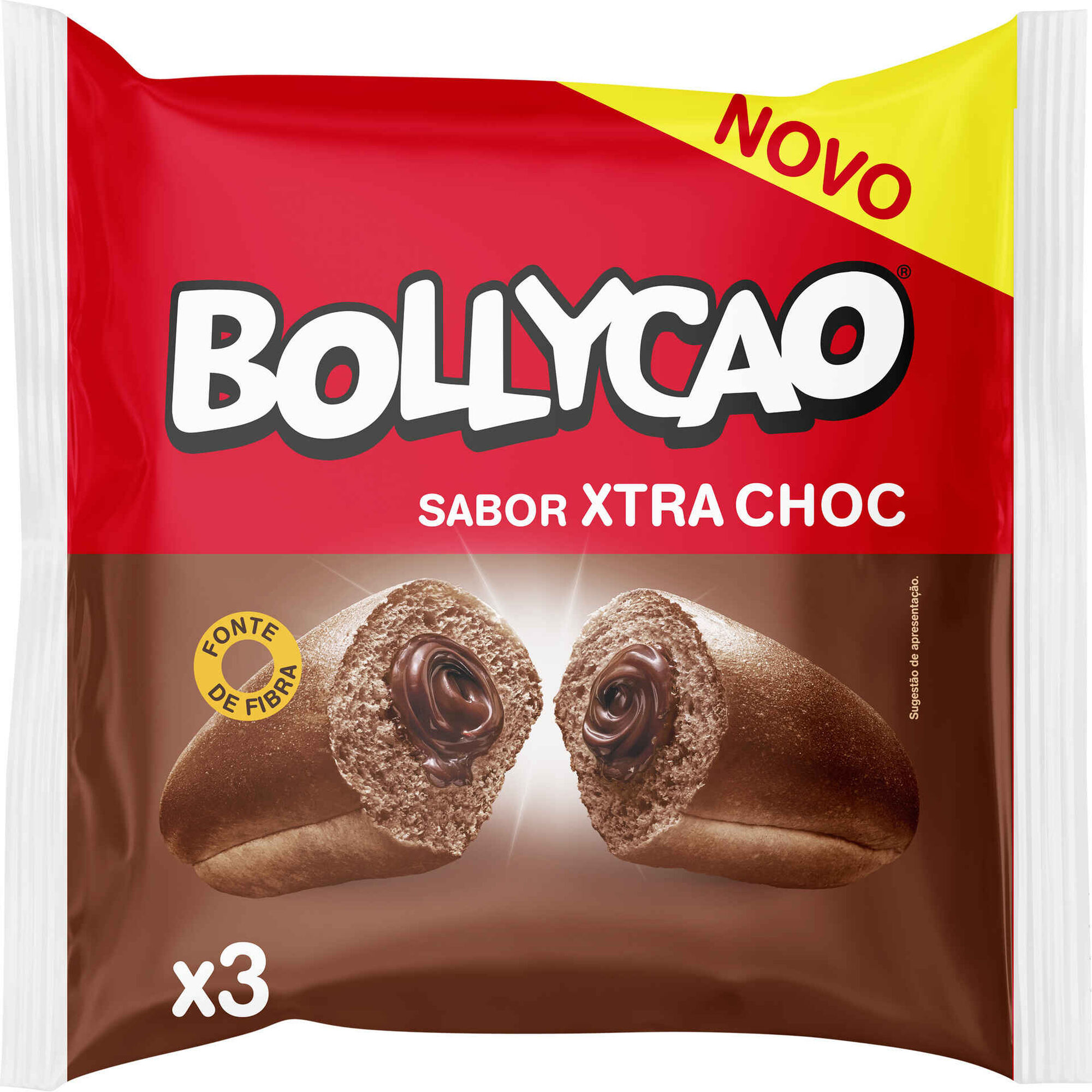 Bolo com Recheio Extra de Chocolate