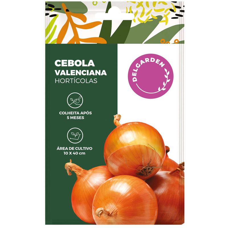 Sementes Hortícolas Cebola Valenciana Delgarden