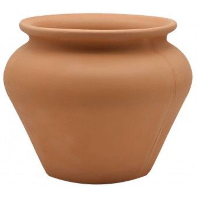 Vaso Redondo Barro 31cm Terracota Argoncilhe