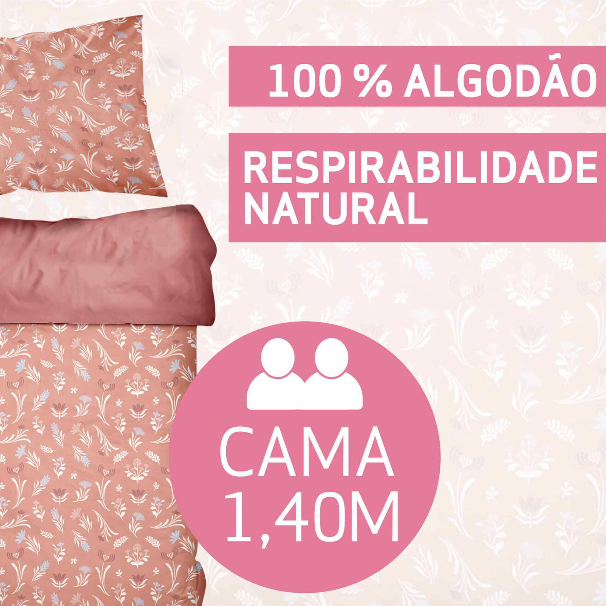 Conjunto Capa Edredão Algodão Plantópia