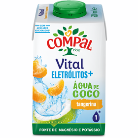 Água de Coco Tangerina Compal Vital Eletrólitos