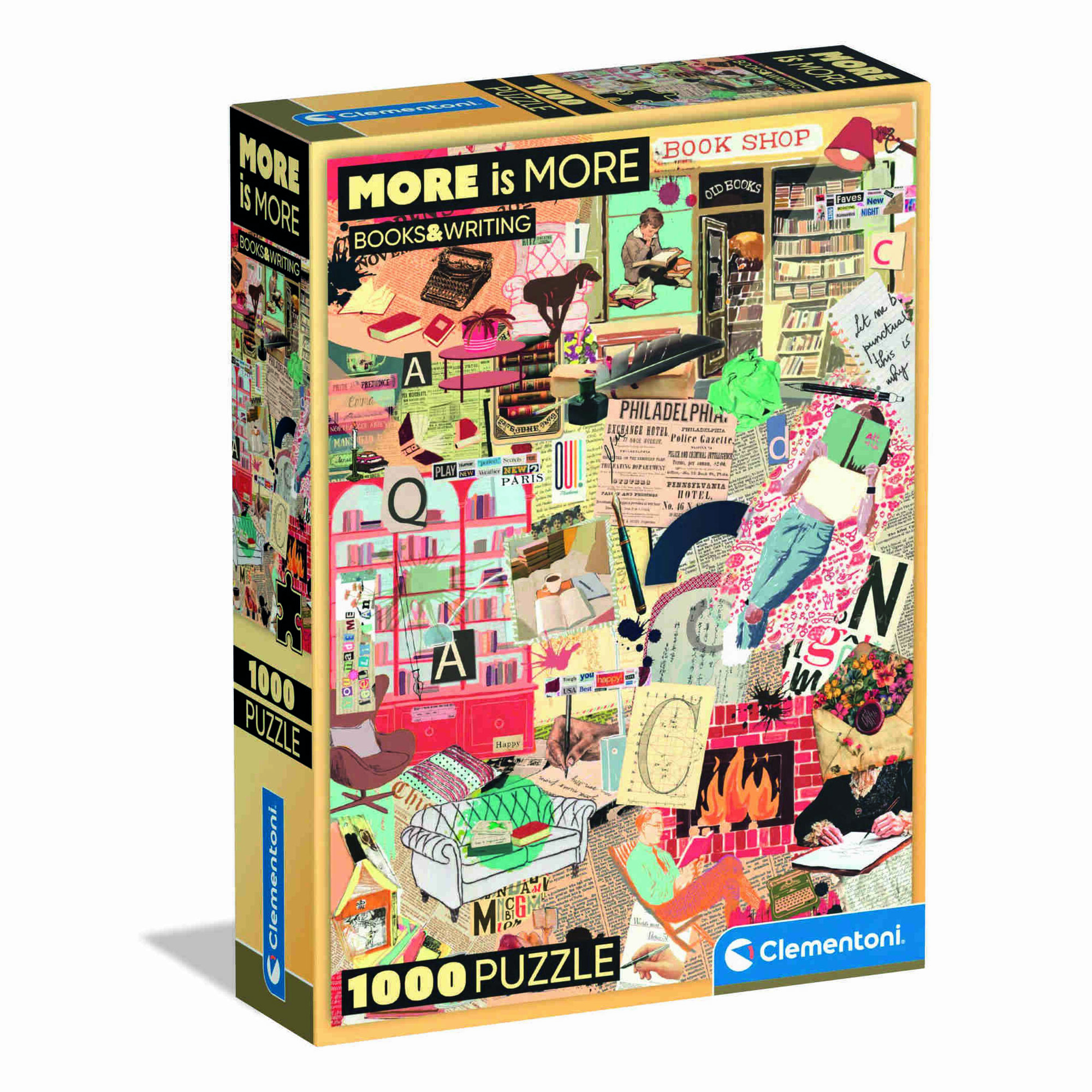 Puzzle More Is More Books & Writing 1000 Peças