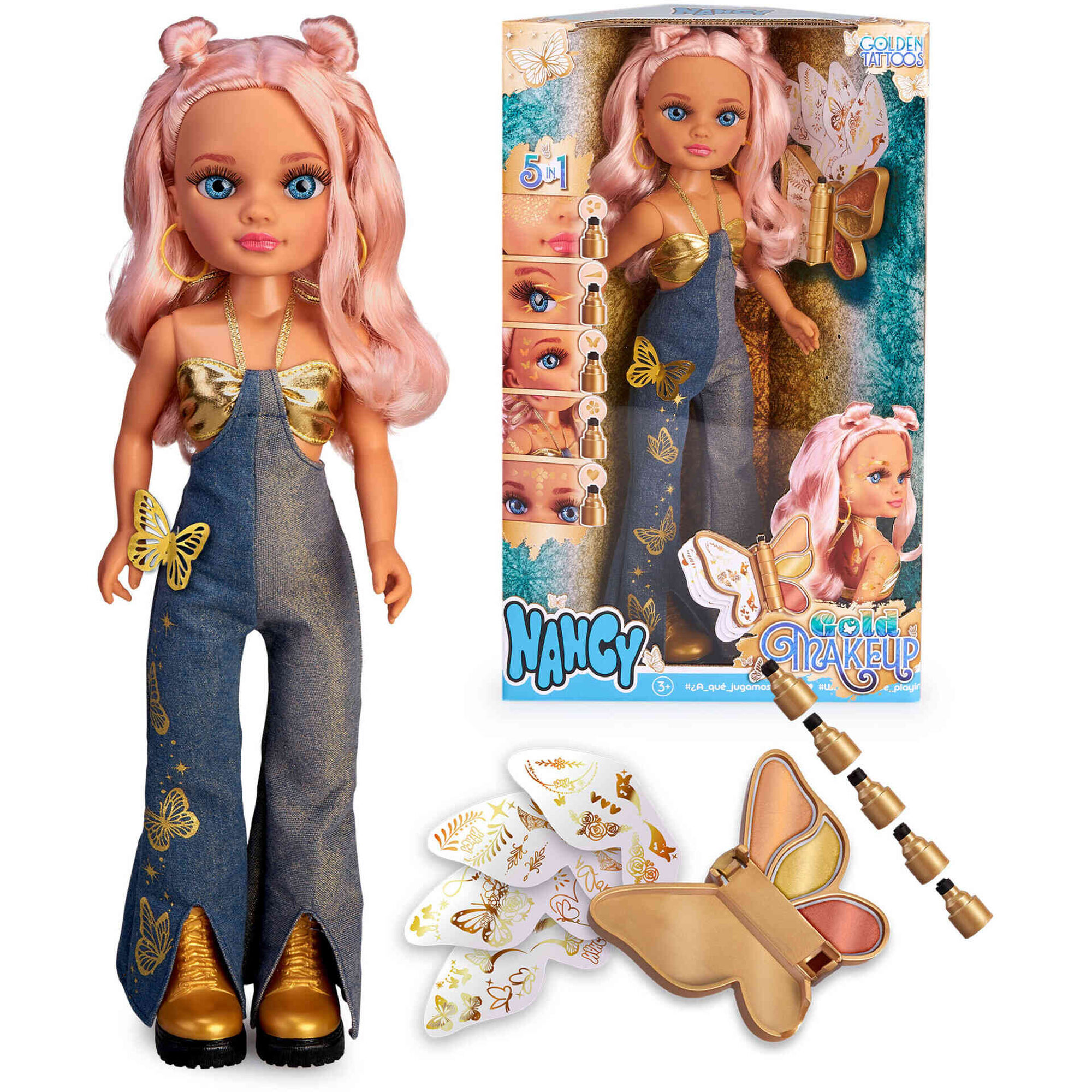 Boneca Nancy Gold Makeup