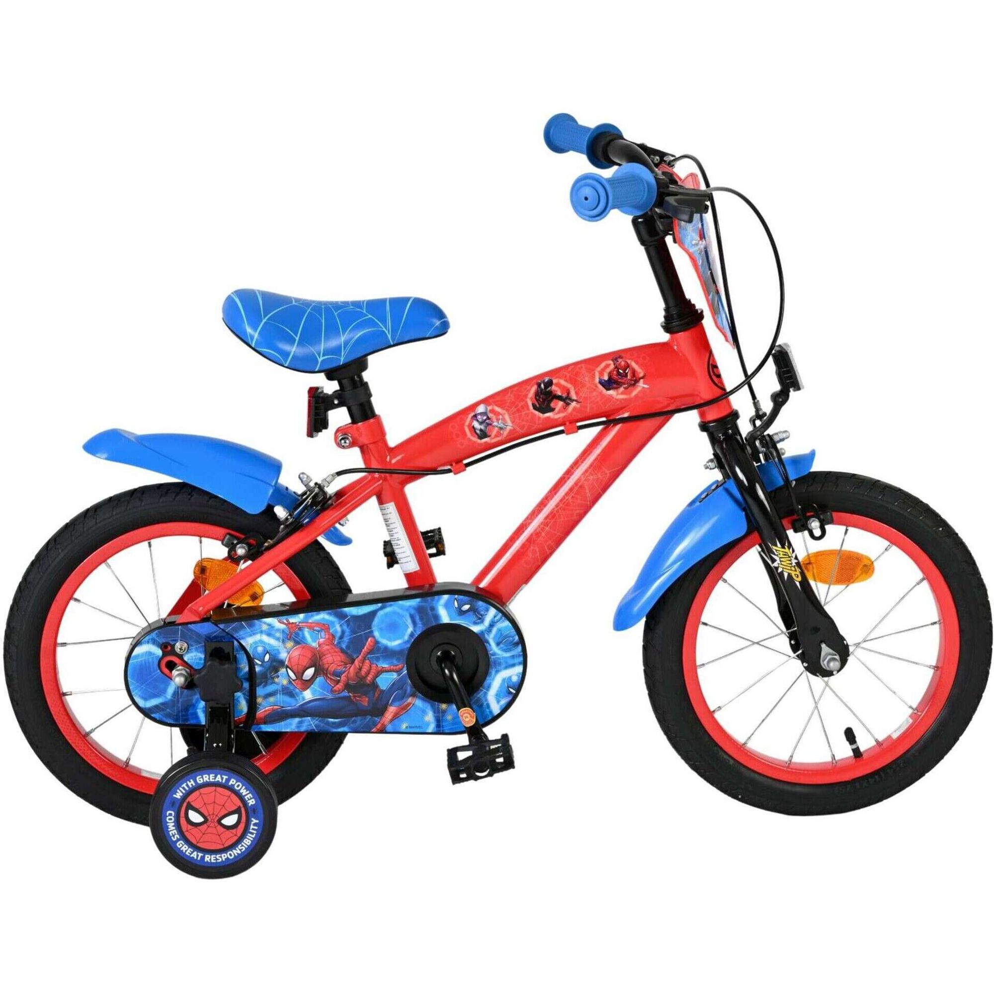 Bicicleta de Crian&ccedil;a Roda 14'' 4-6 Anos Spider-Man