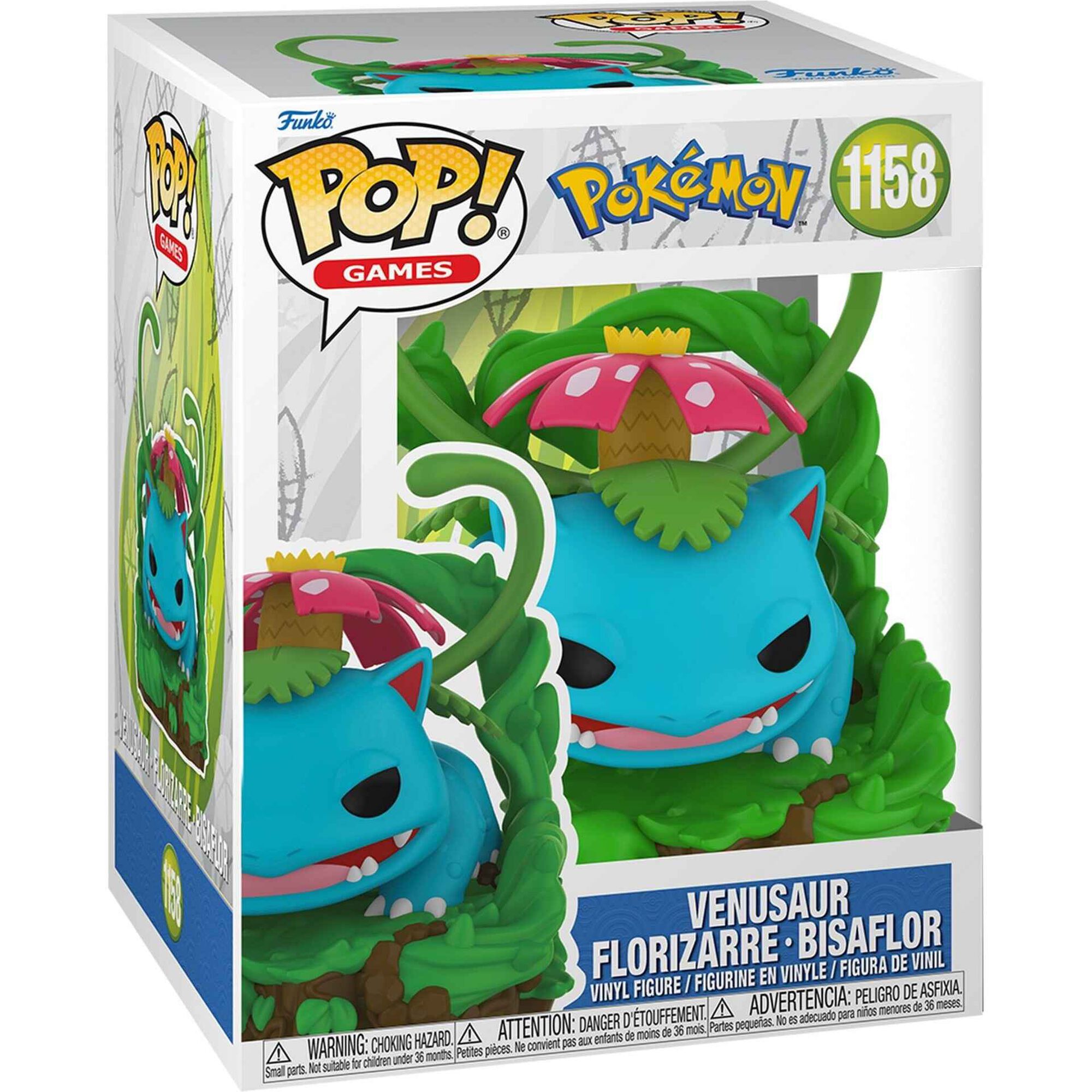 Funko - Figura Pok&eacute;mon - Venusaur Florizarre