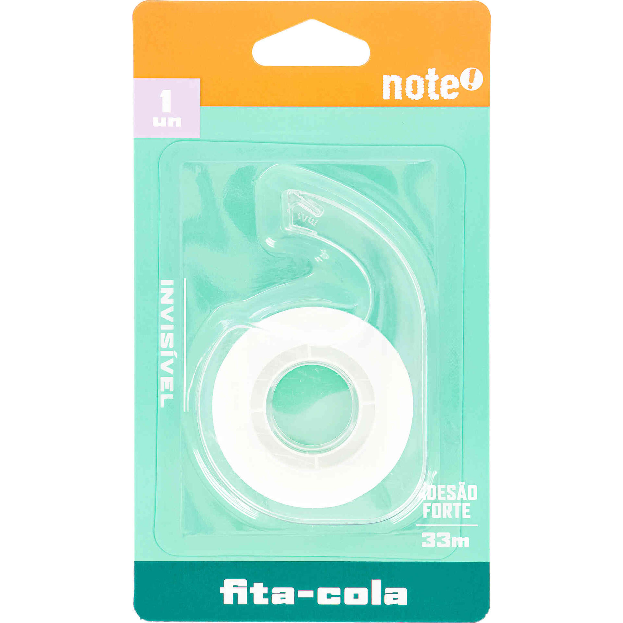 Fita Cola Invis&iacute;vel com Dispensador 19mm x 33m Note!