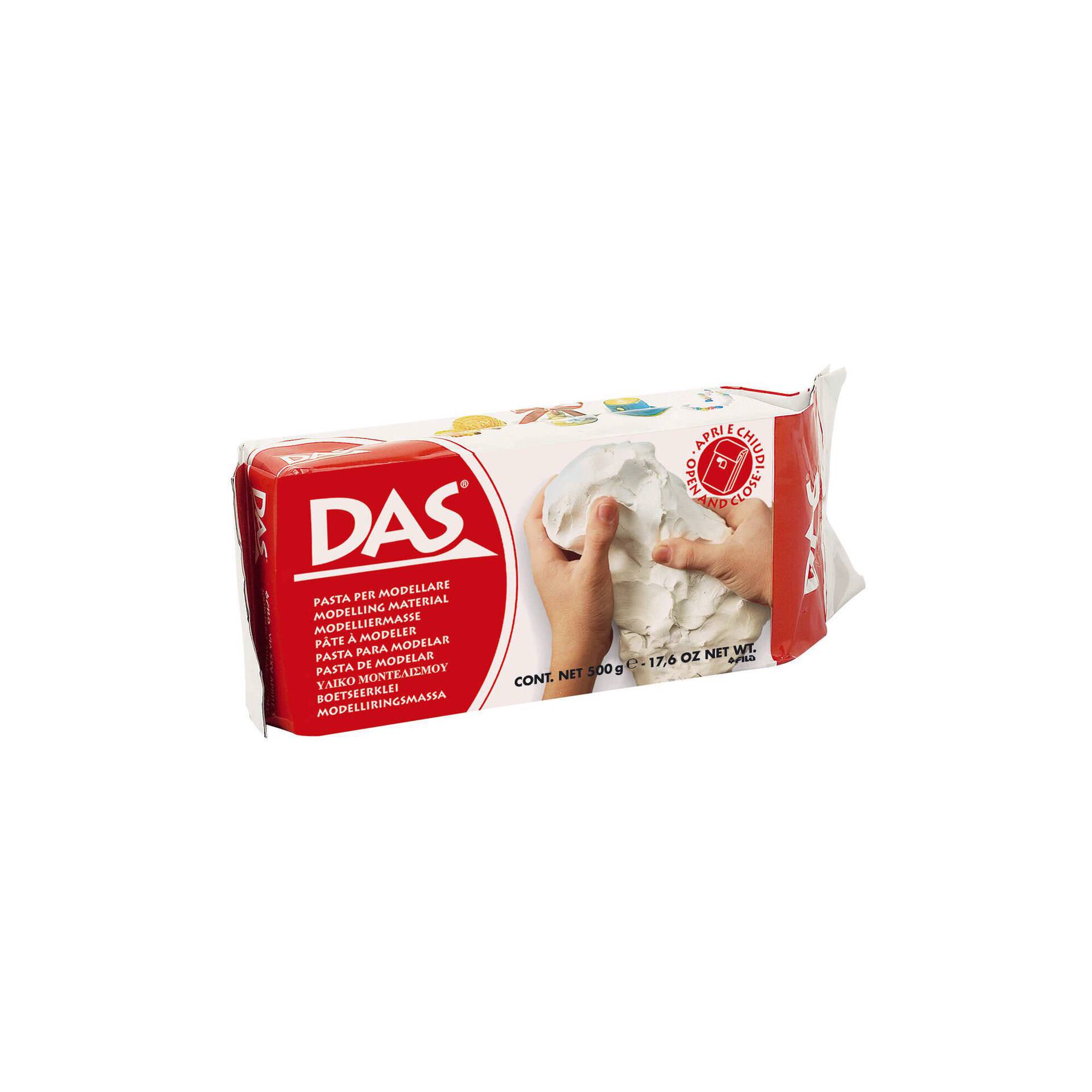 Pasta de Modelar Branca 500g Das