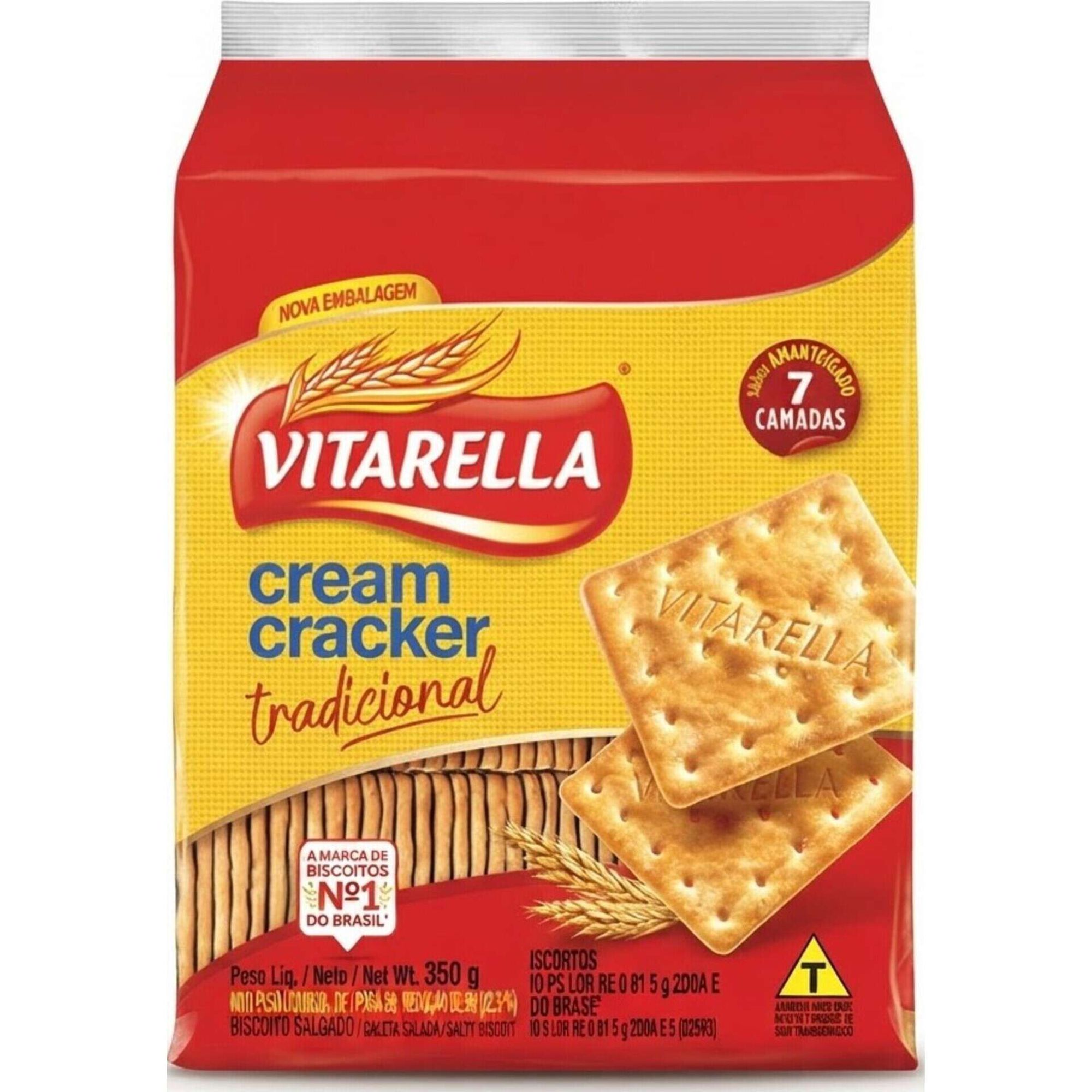 Bolachas Cream Cracker Tradicional Vitarella