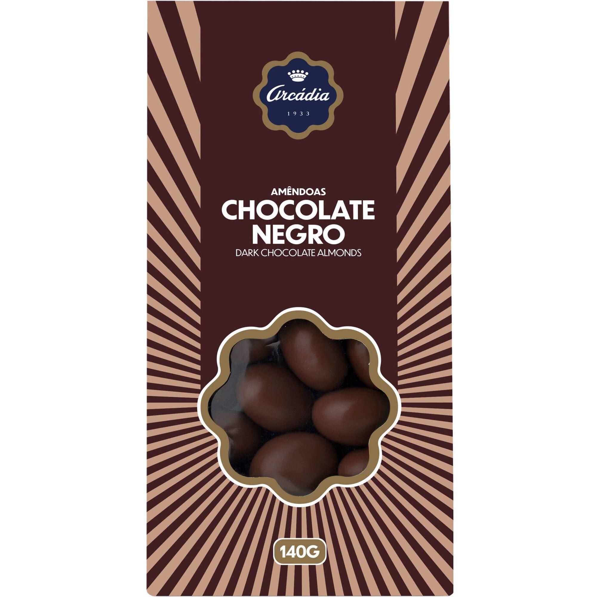 Am&ecirc;ndoas Chocolate Negro Arc&aacute;dia