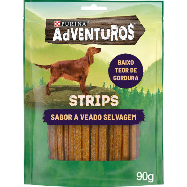 Biscoito para Cão Adventuros Strips Veado Purina Adventuros