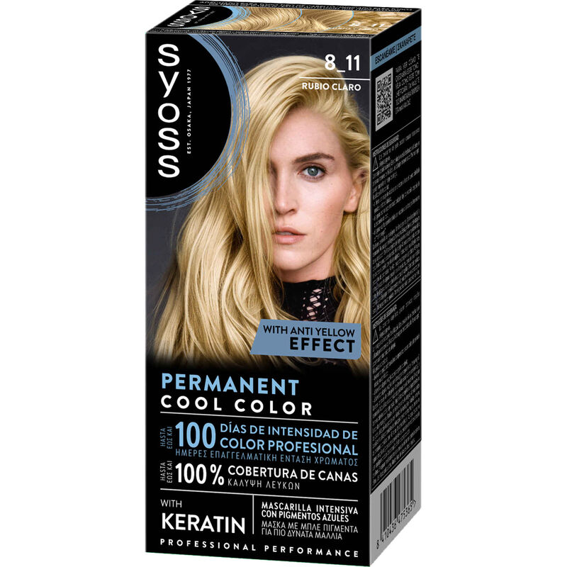 Coloração Permanente Permanent Color Louro Claro 8-11 Syoss