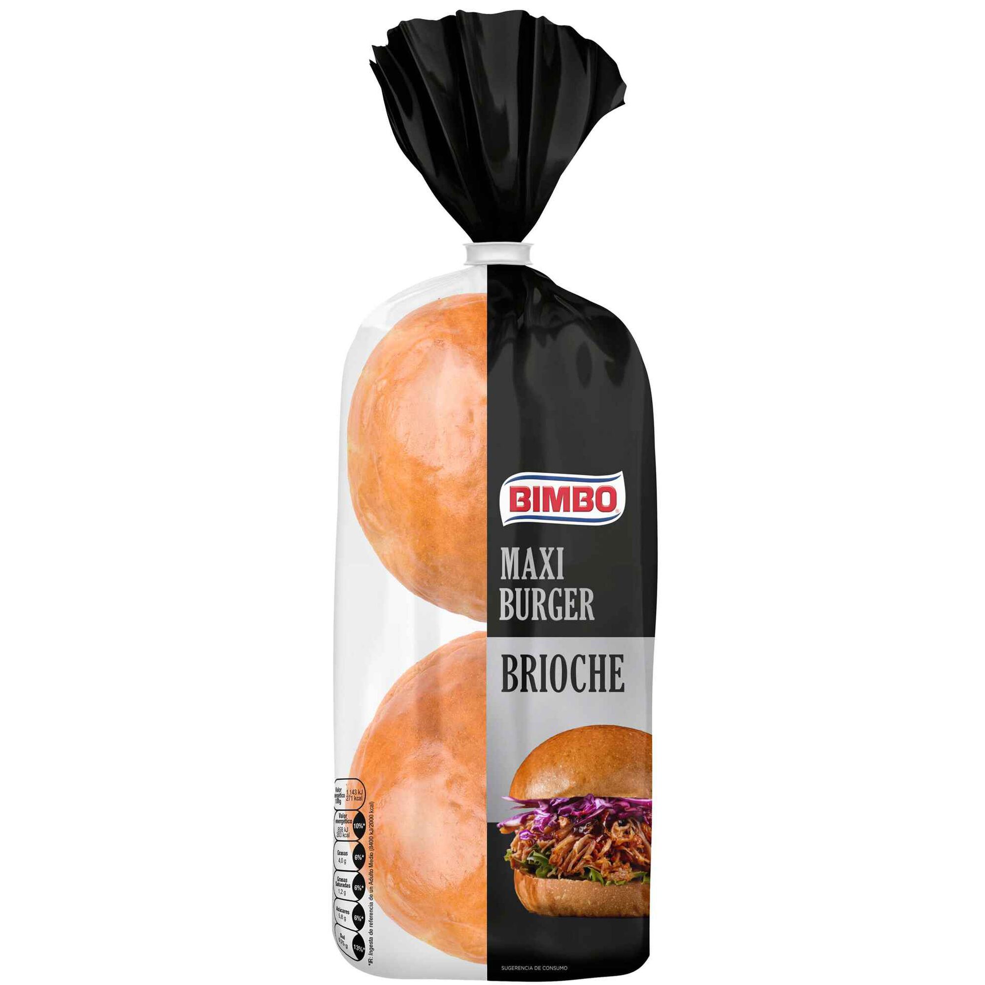 Pão Maxi Hambúrguer Brioche
