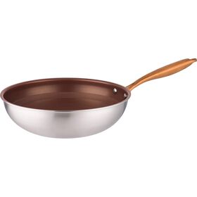 Wok Antiaderente 28cm Camada Tripla Wok Antiaderente 28cm Camada Tripla